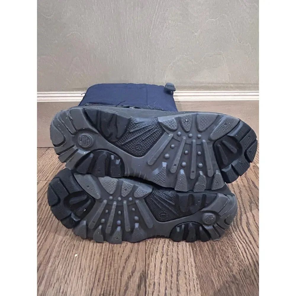 Kamik Boys Navy Rocket Waterproof Insulated Winter Snow Boots Size 3